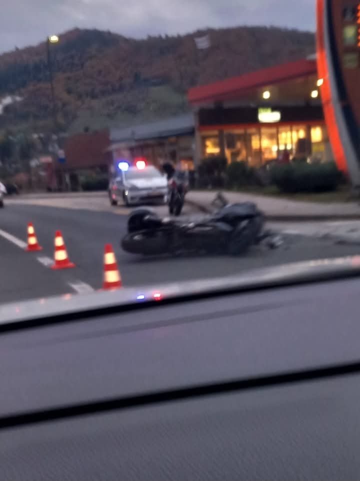 Nesreća: Oboren motociklista, policija na terenu