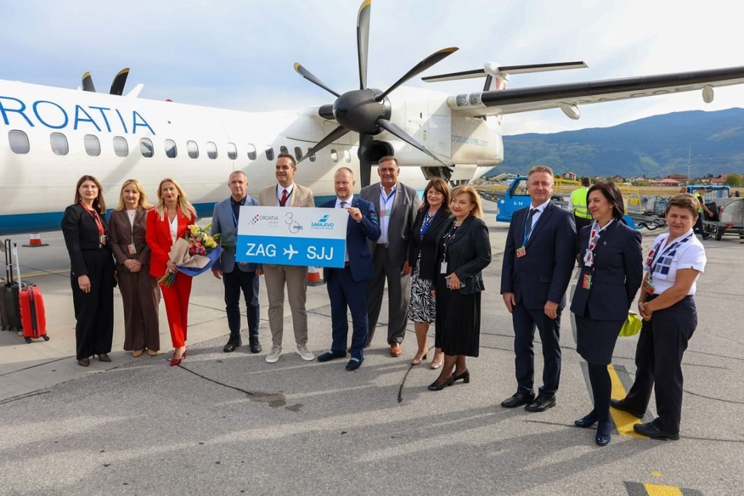 Trideset godina kontinuiranih letova između Zagreba i Sarajeva: Croatia Airlines prevezao 1,3 miliona putnika