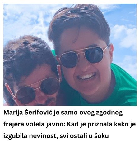 Marija Šerifović je samo ovog zgodnog frajera voljela javno: Kada vidite ko je u pitanju, Š0KIRAT ĆETE SE! (FOTO)