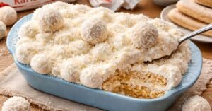 Raffaello-tiramisu-jednostavan-kokos-desert-bez-pecenja