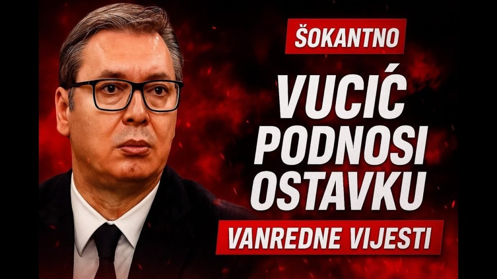 Vučić podnosi ostavku!